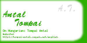 antal tompai business card